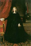 unknow artist The Empress Dona Margarita de Austria in Mourning Dress oil painting on canvas